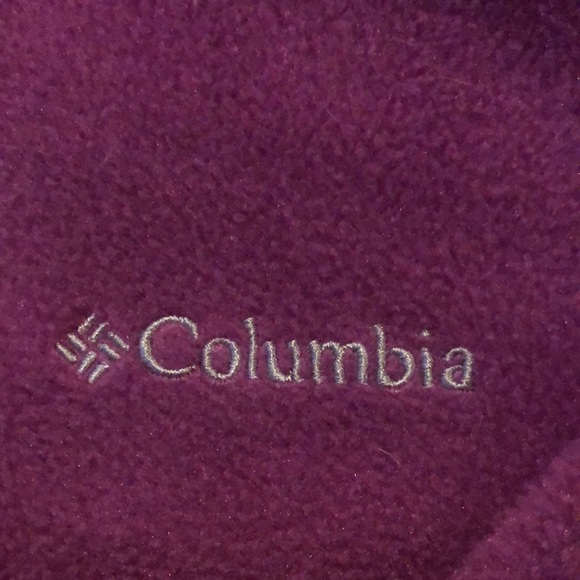 Columbia pink fleece jacket, size Medium - Picture 3 of 3